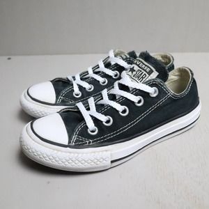 Converse Chuck Taylor Youth Ox Top Black / White Kids Size 11
